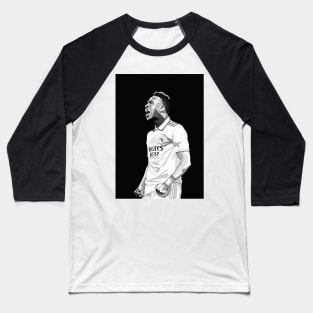 Vinicius Junior Black And White Art Baseball T-Shirt